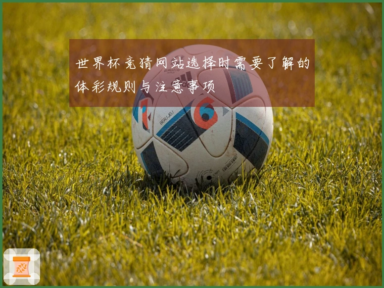 世界杯竞猜网站选择时需要了解的体彩规则与注意事项